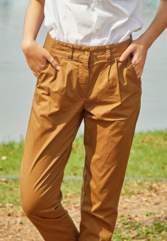 Khaki Bros. - Pegged Pants - กางเกงขายาวสำหรับผู้หญิง - KL21B001