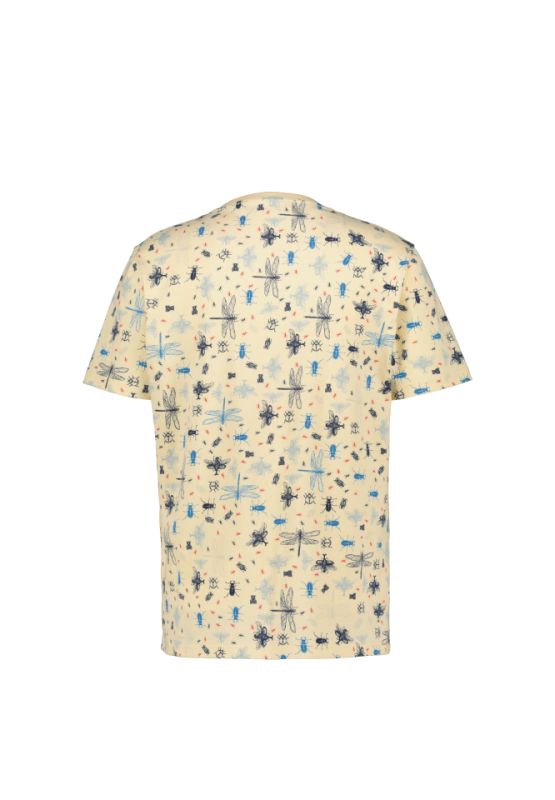 Khaki Bros. - คาคิบรอส - Round neck t-shirt - เสื้อยืดคอกลม - KM21K008 Beige