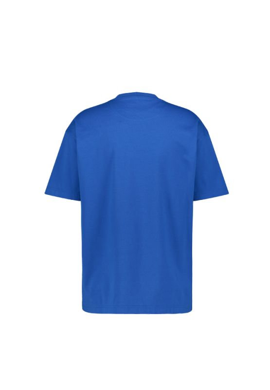 Khaki Bros. - คา คิ บรอส. - Round t-shirt loose fit - เสื้อยืดคอกลม - KM21K024 Cobalt Blue