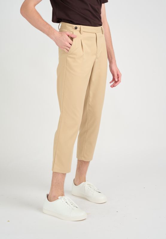 Khaki Bros - Cropped Pants Tapered Fit - กางเกงครอป ทรง Tapered Fit - KM23A003