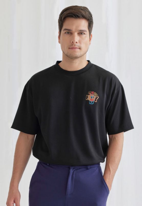 Khaki Bros. - คา คิ บรอส. - Round T-shirt loose fit - เสื้อยืดคอกลม - KM22K059