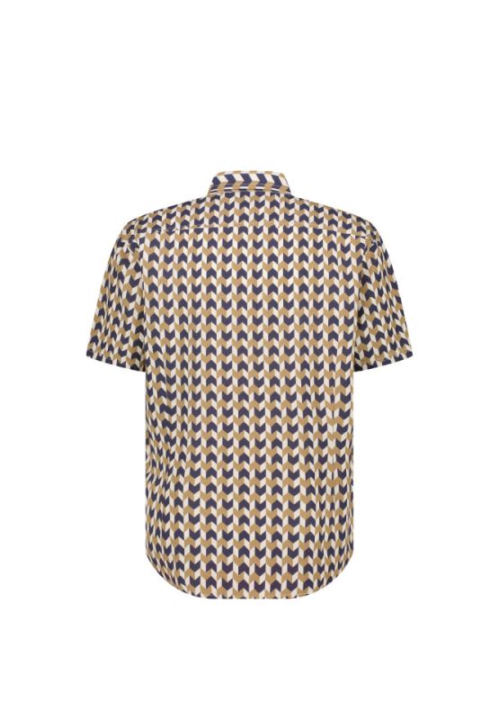 Khaki Bros - Short Sleeve Shirt - เสื้อเชิ๊ตแขนสั้นพิมพ์ลาย - KM22S010