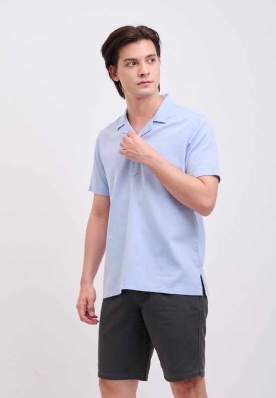Khaki Bros - ShortSleeve Pullover Shirt - เสื้อเชิ๊ตแขนสั้น - ทรง Pullover - KM23S012