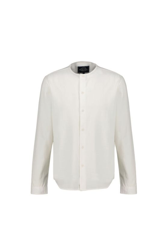 Khaki Bros. - Long Sleeve Shirt - เสื้อเชิ๊ตแขนยาว - KM22S008 - White