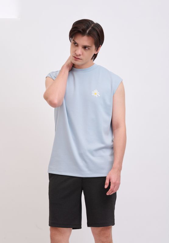 Khaki Bros. - Sleeveless T-Shirt - เสื้อยืดแขนกุด - KM23K036