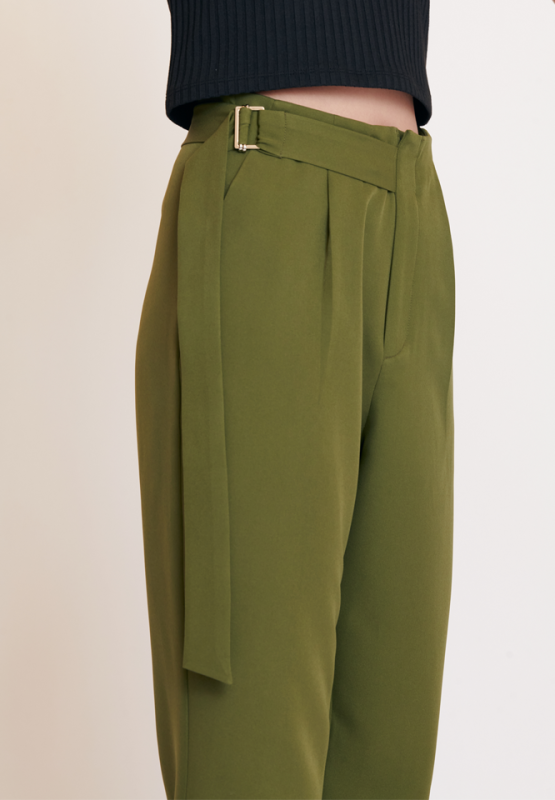 Khaki Bros. - Hight Waist Pants - กางเกงขายาวสำหรับผู้หญิง - KL23B004