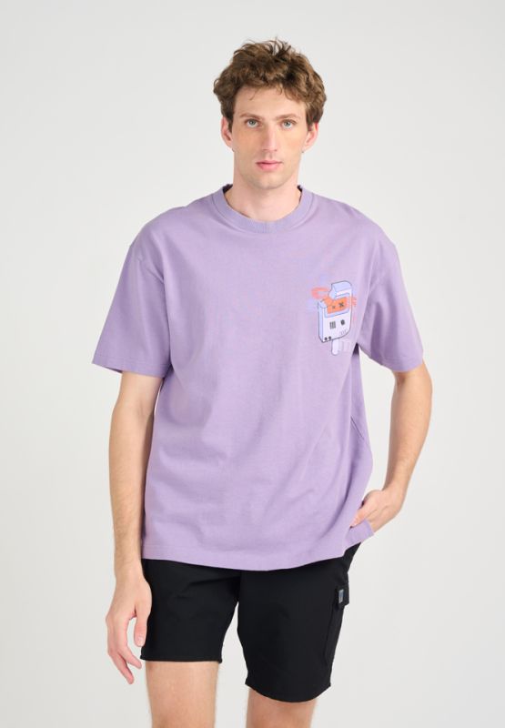 Khaki Bros. - คาคิบรอส. - Round T-shirt loose fit - เสื้อยืดคอกลม - KM23K048
