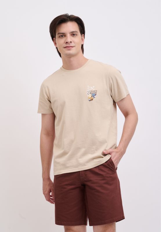 Khaki Bros. - คาคิบรอส - Round neck t-shirt - เสื้อยืดคอกลม - KM23K021