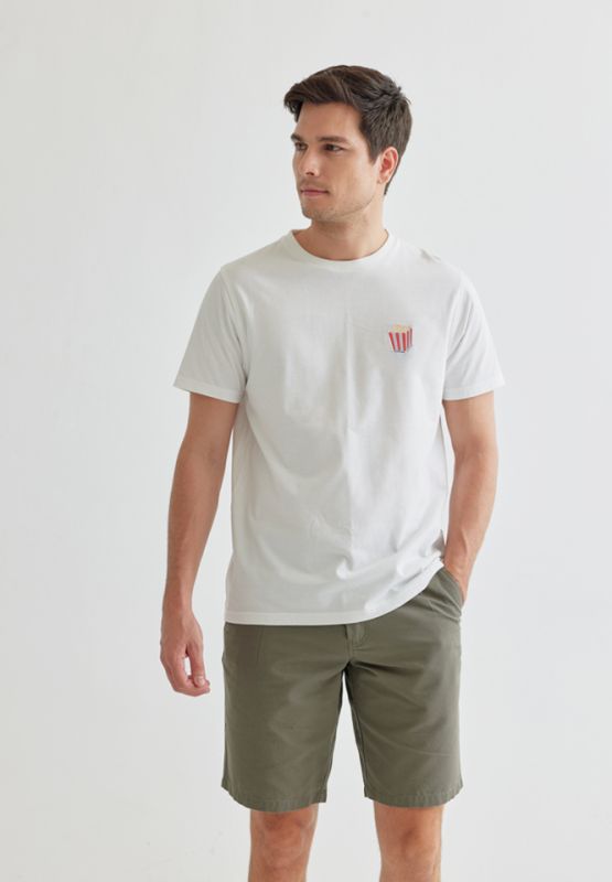 Khaki Bros. - คาคิบรอส - Round neck t-shirt - เสื้อยืดคอกลม - KM22K052