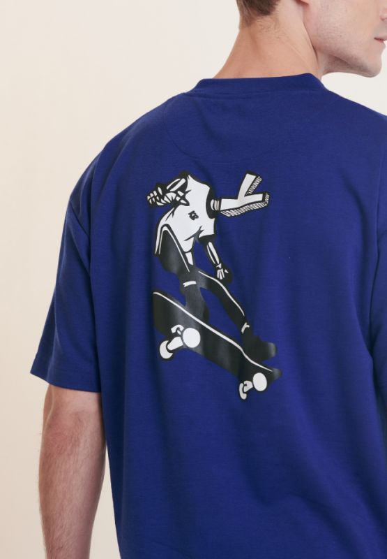 Khaki Bros. - คา คิ บรอส. - Round T-shirt loose fit - เสื้อยืดคอกลม - KM23K015