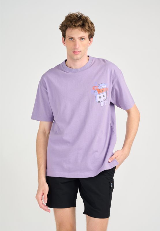 Khaki Bros. - คาคิบรอส. - Round T-shirt loose fit - เสื้อยืดคอกลม - KM23K048