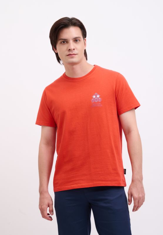 Khaki Bros. - คาคิบรอส - Round neck t-shirt - เสื้อยืดคอกลม - KM23K018