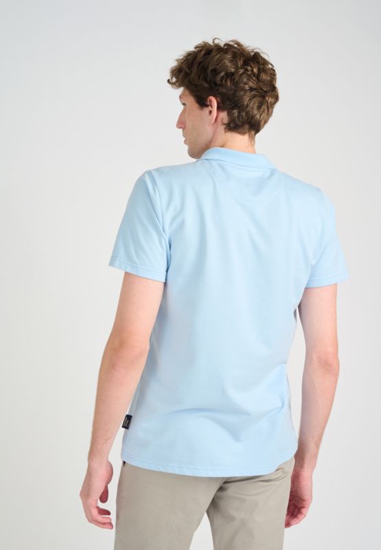 Khaki Bros - Polo T-Shirt - เสื้อโปโลแขนสั้น - KM23K029 - Turquoise