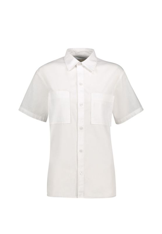 Khaki Bros. - Short Sleeve Shirt Double Pocket - เสื้อเชิ๊ตแขนสั้นสำหรับผู้หญิง - KL21S001