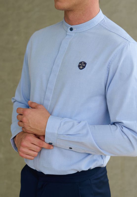 Long Sleeve Shirt เสื้อเชิ๊ตแขนยาว KM22S014 - Royal Blue