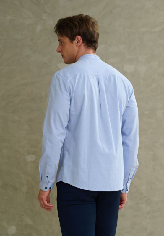 Long Sleeve Shirt เสื้อเชิ๊ตแขนยาว KM22S014 - Royal Blue