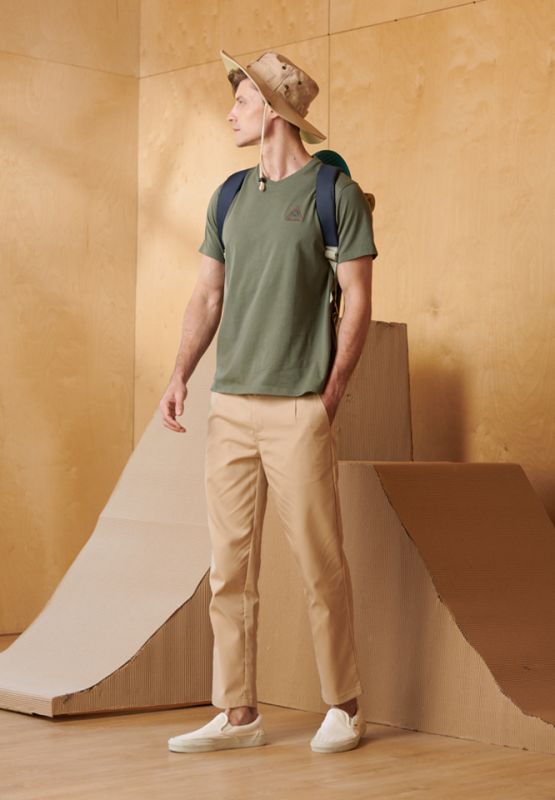 Khaki Bros - Cropped Pants Tapered Fit - กางเกงครอป ทรง Tapered Fit - KM23A002