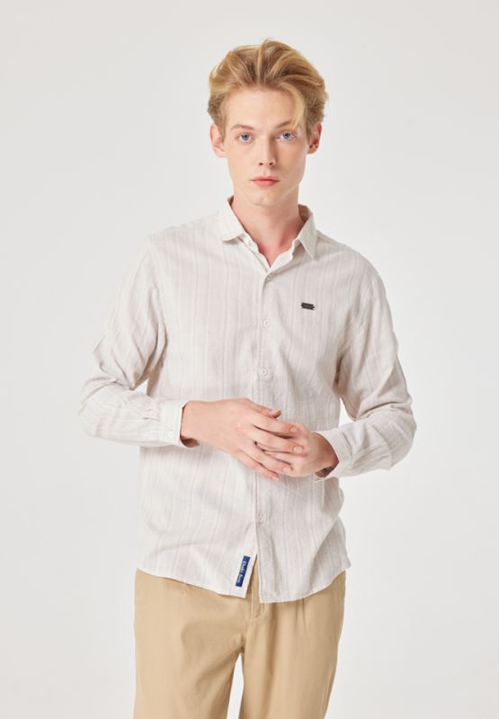 Khaki Bros. - Long Sleeve Shirt - เสื้อเชิ๊ตแขนยาว - KM23S026