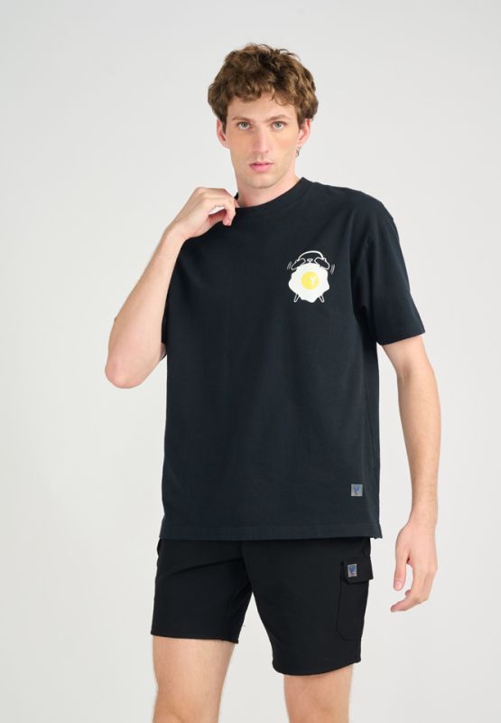 Khaki Bros. - คาคิบรอส. - Round T-shirt loose fit - เสื้อยืดคอกลม - KM23K050