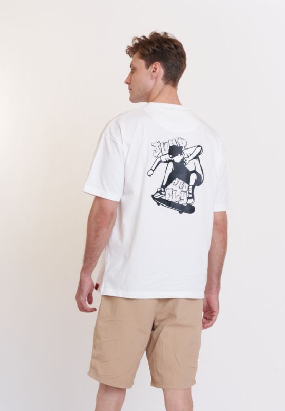 Khaki Bros. - คา คิ บรอส. - Round T-shirt loose fit - เสื้อยืดคอกลม - KM23K016