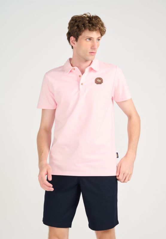 Khaki Bros - Polo T-Shirt - เสื้อโปโลแขนสั้น -KM23K028 - Nude