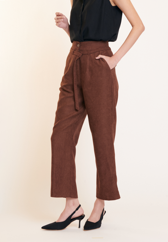 Khaki Bros. - Cropped pants - กางเกงขายาวสำหรับผู้หญิง - KL23B001