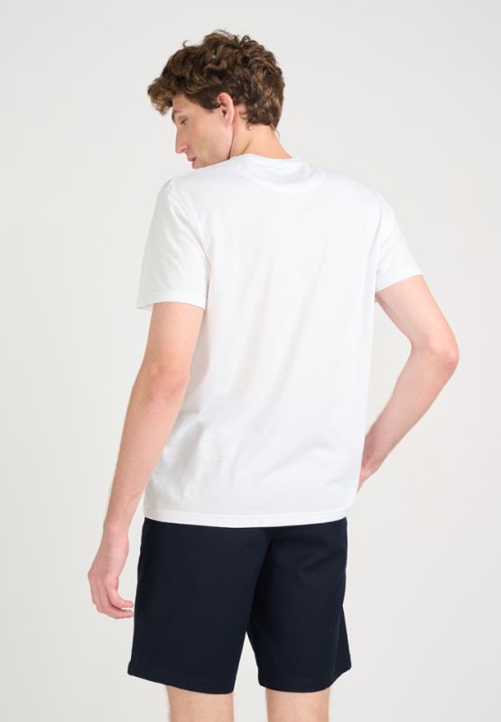 Khaki Bros. - คาคิ บรอส - Round neck T-shirt - เสื้อยืดคอกลม - KM23K044 - White