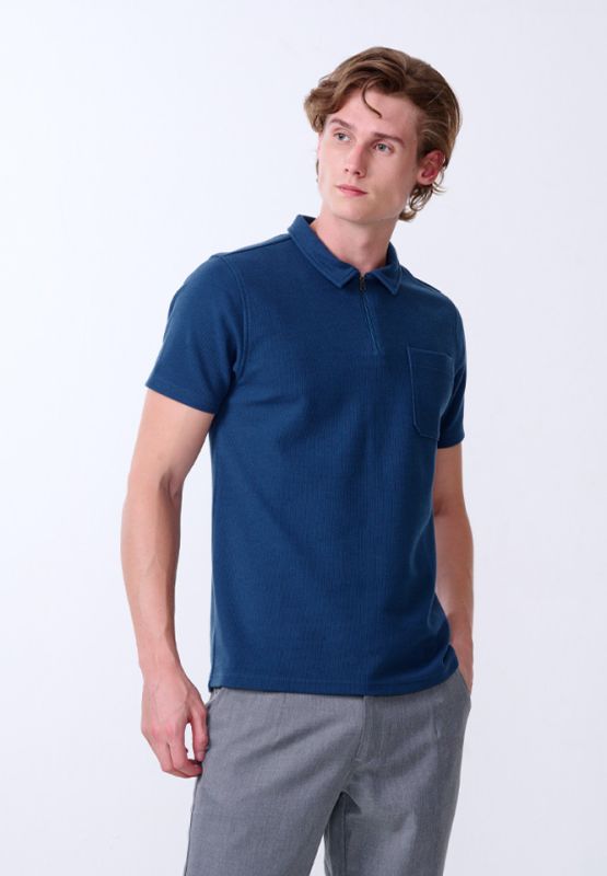 Khaki Bros. - Polo T-Shirt - เสื้อโปโลแขนสั้น ทรง Regular Fit - KM24K012