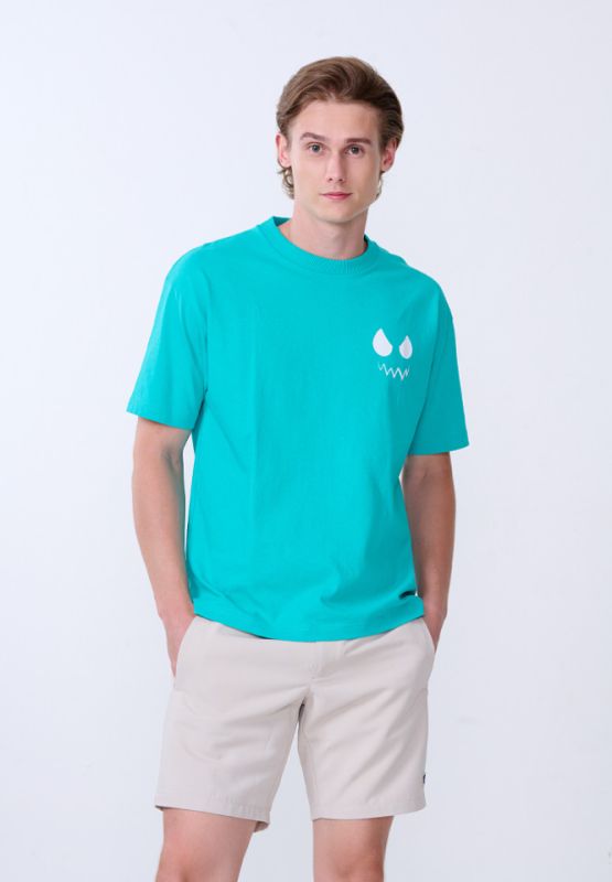 Khaki Bros. - คา คิ บรอส. - Round T-shirt loose fit - เสื้อยืดคอกลม - KM24K018