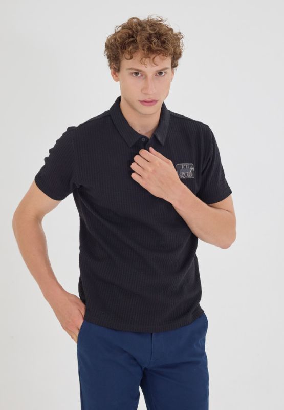Khaki Bros. - Polo T-Shirt - เสื้อโปโลแขนสั้น ทรง Regular Fit - KM24K026