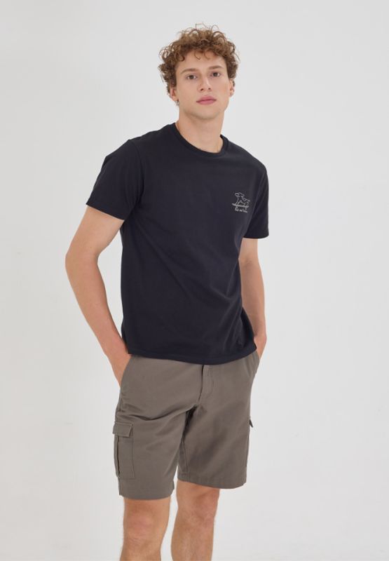 Khaki Bros. - คาคิบรอส - Round neck T-shirt Regular Fit - เสื้อยืดคอกลม - KM24K032