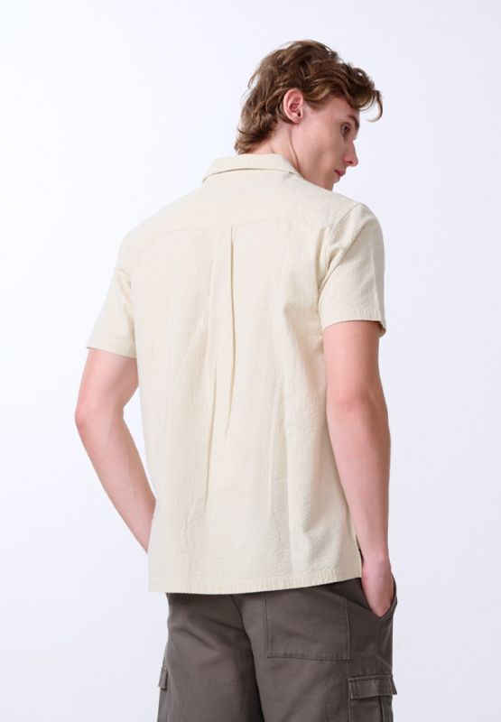 Khaki Bros - Short Sleeve Pullover Shirt - เสื้อเชิ้ตแขนสั้น - ทรง Pullover  - KM24S006
