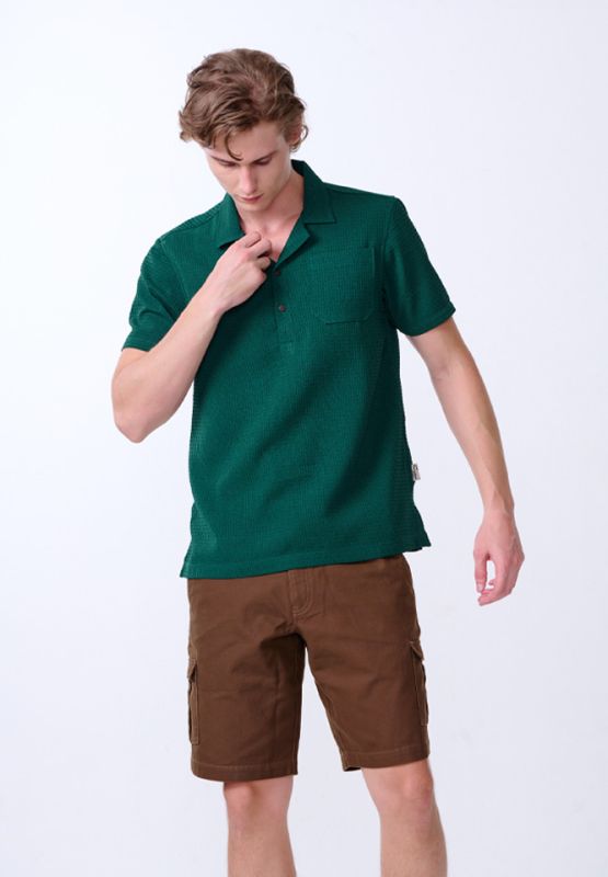 Khaki Bros. - คาคิ บรอส - Pullover shirt - เสื้อ PULLOVER แขนสั้น - KM24S007