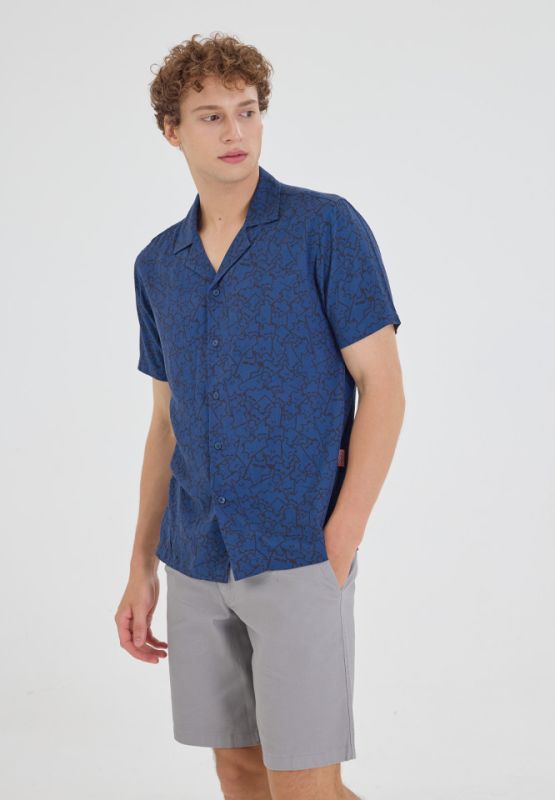 Khaki Bros - คา คิ บรอส. - Short Sleeve Shirt - เสื้อเชิ้ตแขนสั้น - KM24S012