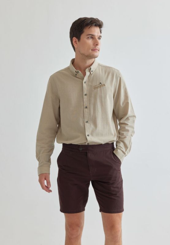 Khaki Bros. - Long Sleeve Shirt - เสื้อเชิ๊ตแขนยาว - KM22S022 