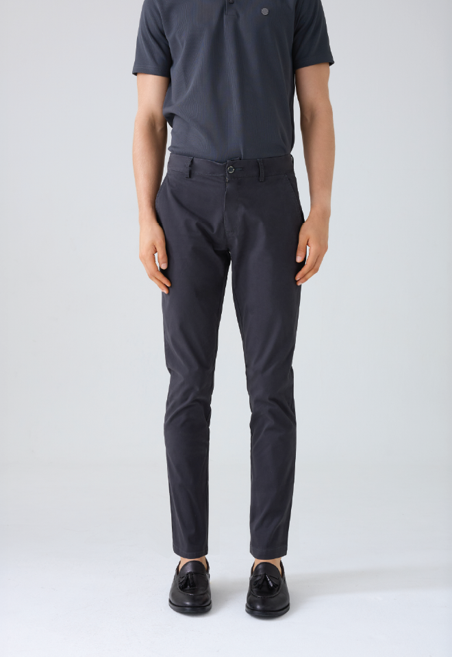 Khaki Bros. - คาคิบรอส - Chino Pants Slim Fit - กางเกงชิโน่ขายาว ทรง Slim Fit - KM26B002