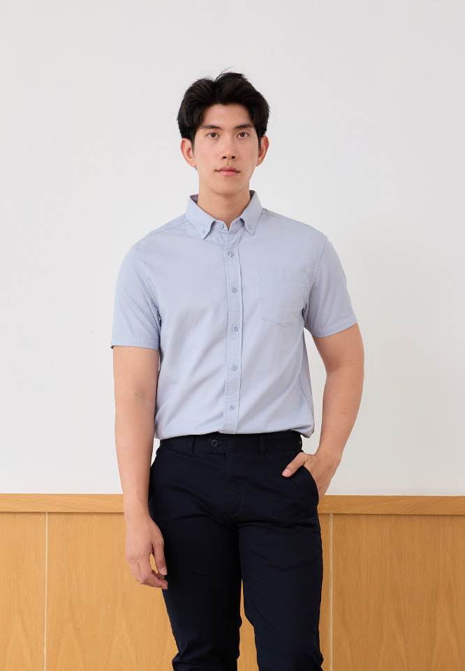 Khaki Bros. - คาคิบรอส - Short Sleeve Shirt - เสื้อเชิ้ตแขนสั้น - KMK1S803