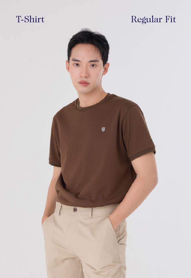 Khaki Bros. - คาคิบรอส - Round neck T-shirt Regular Fit - เสื้อยืดคอกลม ทรง Regular Fit - KM26K022