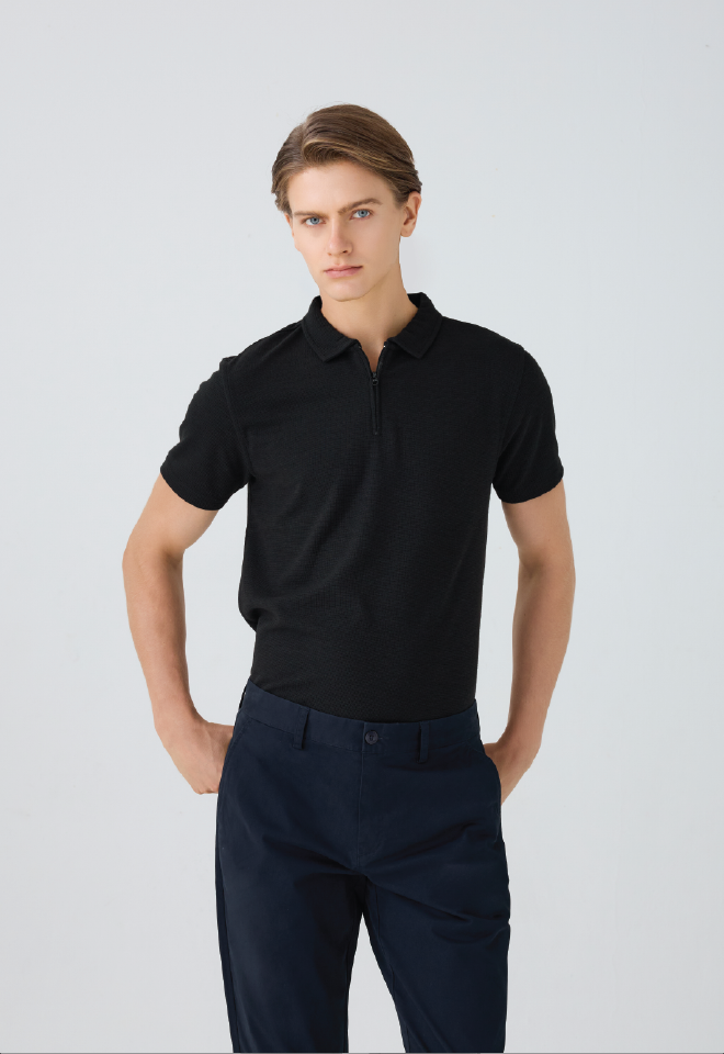 Khaki Bros. - Polo T-Shirt - เสื้อโปโลแขนสั้น ทรง Regular Fit - KM26K031
