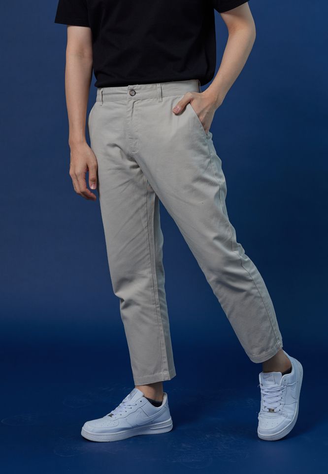 Billings by Khaki Bros. กางเกงขายาว ทรง Modern Crop BM23A003