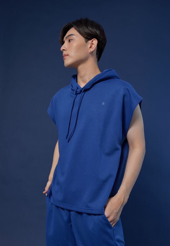 Billings by Khaki Bros. - เสื้อ Hoody แขนกุด
