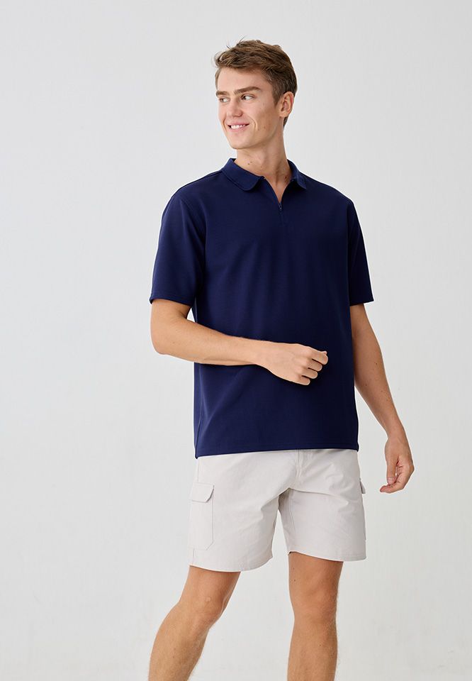 Dapper x Khaki Bros - Polo Relax Fit - เสื้อโปโล ทรง Relax Fit - DAMKP_NA_2009KB