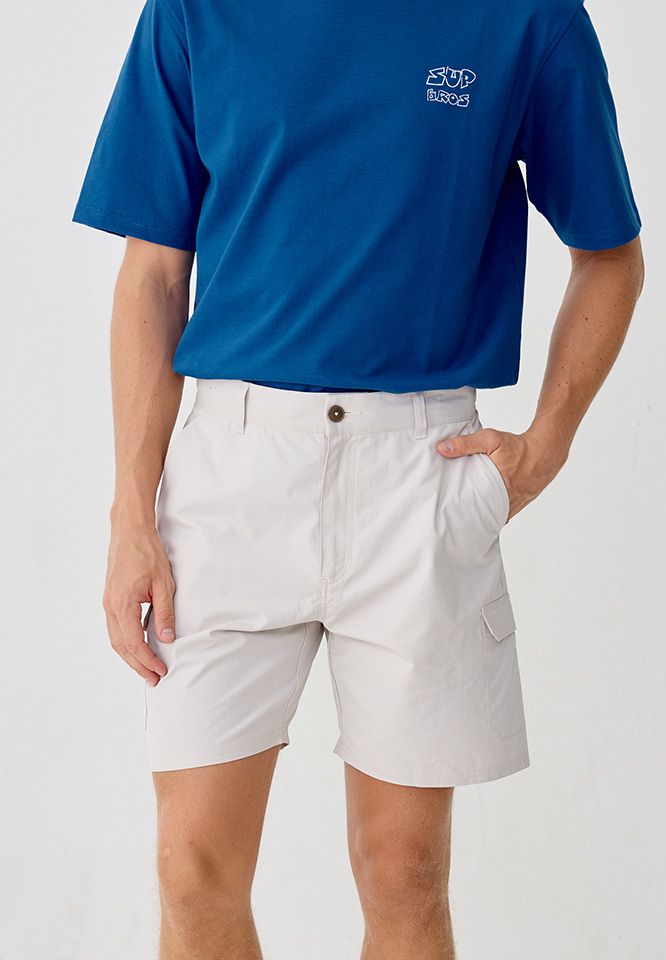 Dapper x Khaki Bros - Shorts pants - กางเกงขาสั้น ทรง Relax Fit - DAMTCS_CR_2002KB