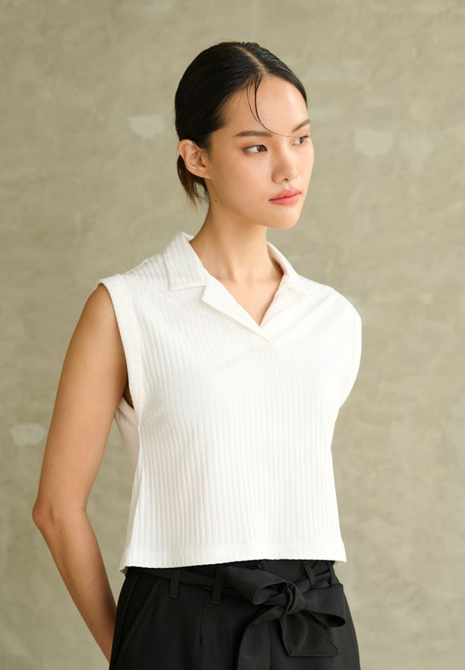 Khaki Bros. - Polo Cropped - เสื้อโปโลทรงครอป - KL22K005