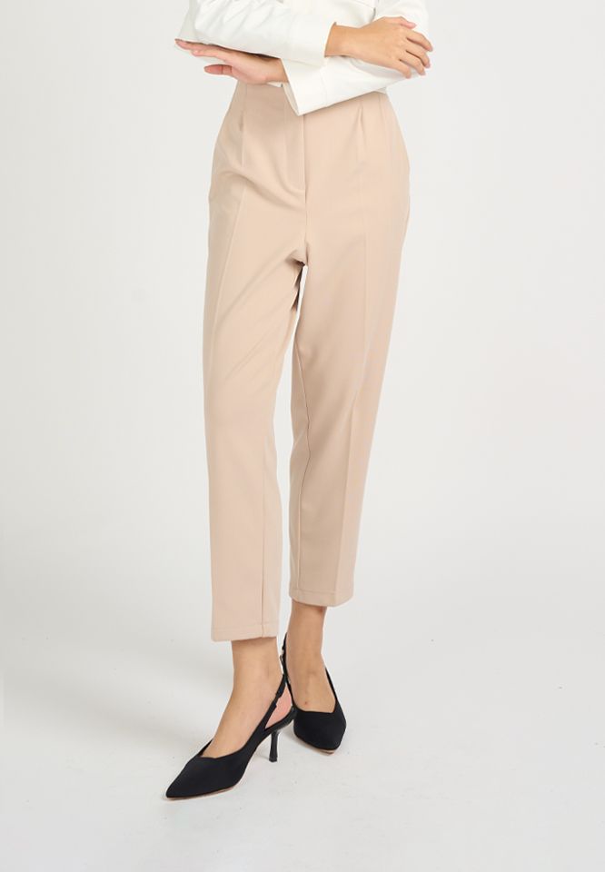 Khaki Bros. - Ladies - Pegged High waist Pants - กางเกงขายาว - KL23B007