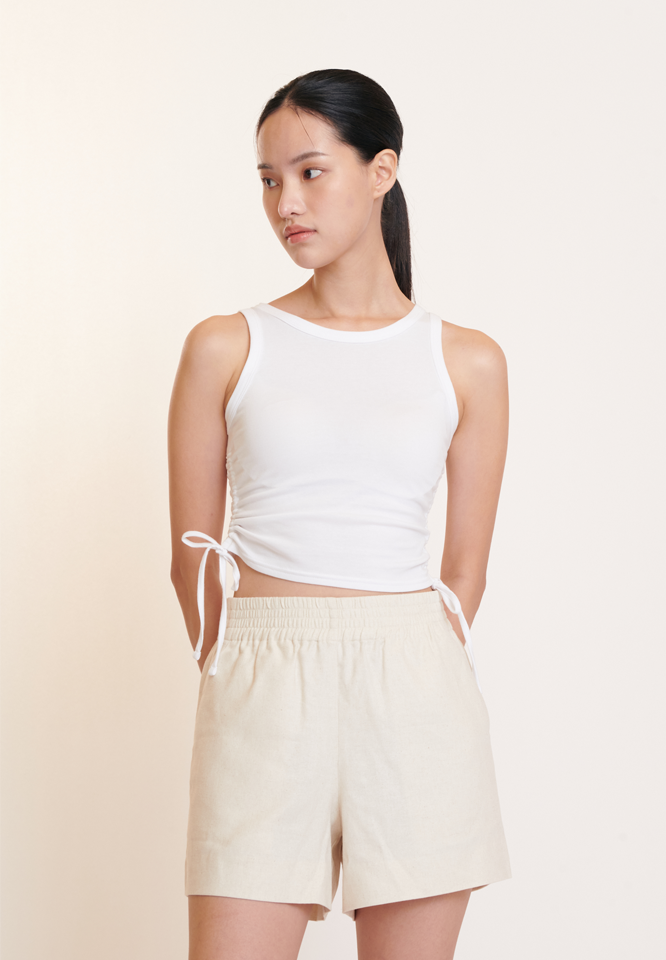 Khaki Bros. เสื้อกล้าม ทรงครอป  Knit Top Tee KL23K002