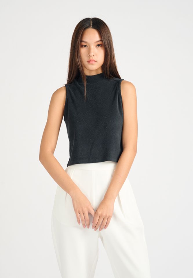 Khaki Bros. - Ladies - Knit Top Tee - เสื้อยืดคอเต่า - KL23K011