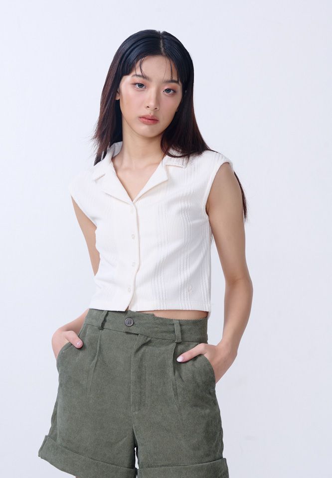 Khaki Bros. - Sleeveless Knit - เสื้อแขนกุดผู้หญิง - KL24K001