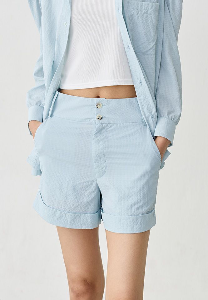 Khaki Bros. - คาคิบรอส - Hight waist Short - กางเกงขาสั้น - KL25T002