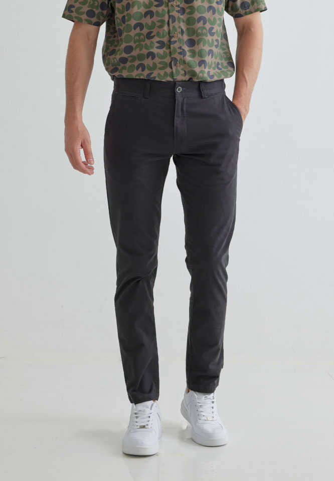 Khaki Bros. - Chinos Slim Fit - กางเกงชิโน่ขายาว ทรง Slim Fit - KM22B002